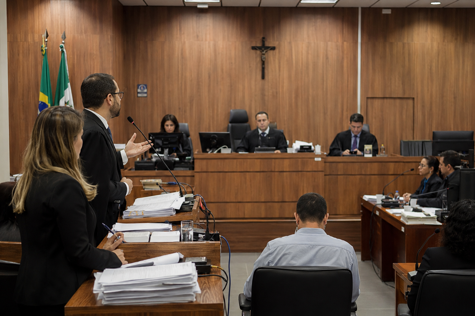 Assietente de acusação tribunal do juri